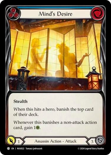 Mind’s Desire (Blue) (22) - Flesh and Blood TCG Single