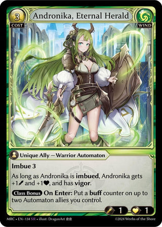 Image for Andronika, Eternal Herald (134) (Mercurial Heart) - Grand Archive TCG