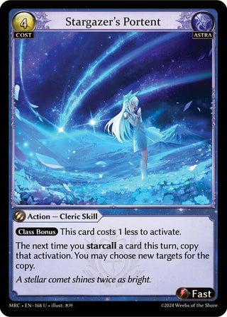 Image for Stargazer's Portent (168) (Mercurial Heart) - Grand Archive TCG