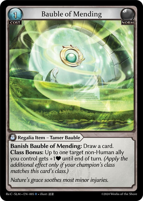 Image for Bauble of Mending (005) (Silvie Re:Collection, Slime Sovereign) - Grand Archive TCG