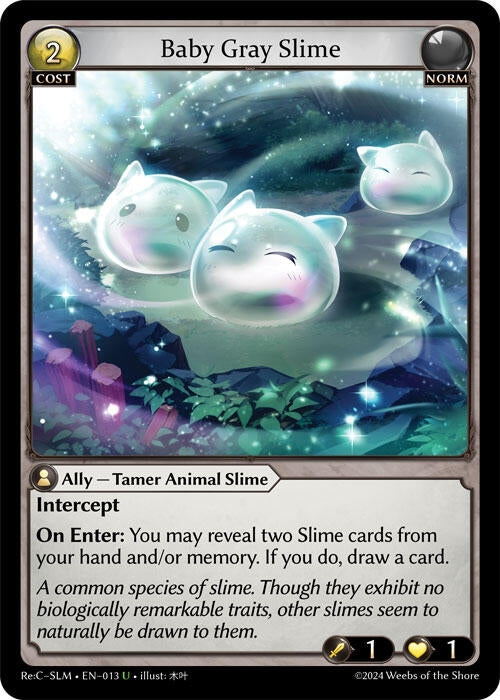 Image for Baby Gray Slime (013) (Silvie Re:Collection, Slime Sovereign) - Grand Archive TCG