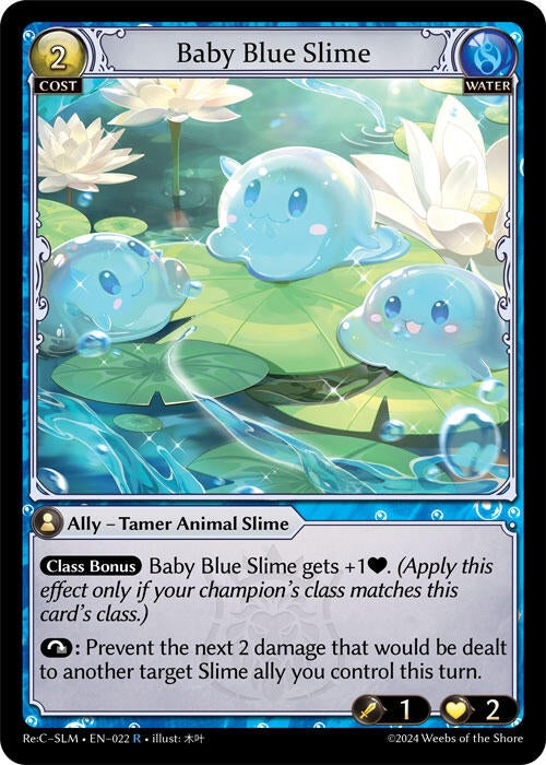 Image for Baby Blue Slime (022) (Silvie Re:Collection, Slime Sovereign) - Grand Archive TCG