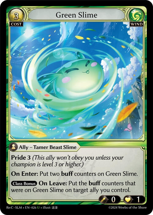Image for Green Slime (026) (Silvie Re:Collection, Slime Sovereign) - Grand Archive TCG