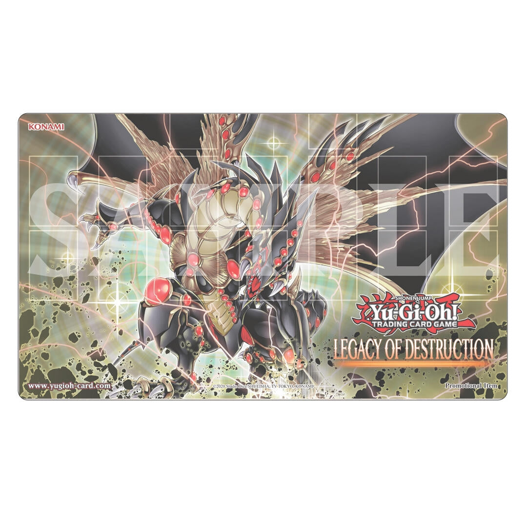 Yu-Gi-Oh! Legacy of Destruction Premiere! Game Mat - Gandora-G the Dragon of Destruction - Playmats Sealed