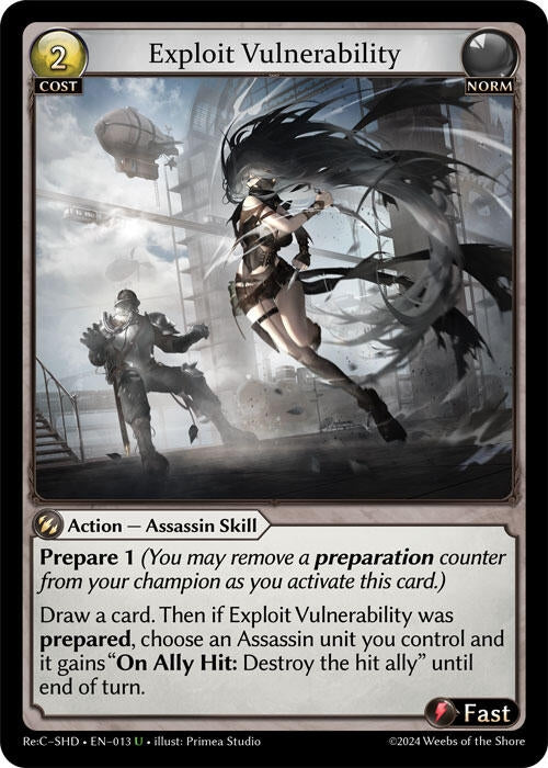 Image for Exploit Vulnerability (013) (Tristan Re:Collection, Shadowdancer) - Grand Archive TCG