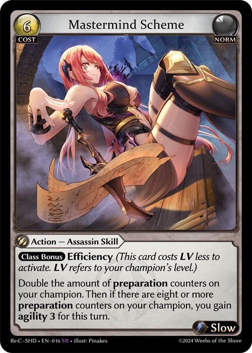 Image for Mastermind Scheme (016) (Tristan Re:Collection, Shadowdancer) - Grand Archive TCG