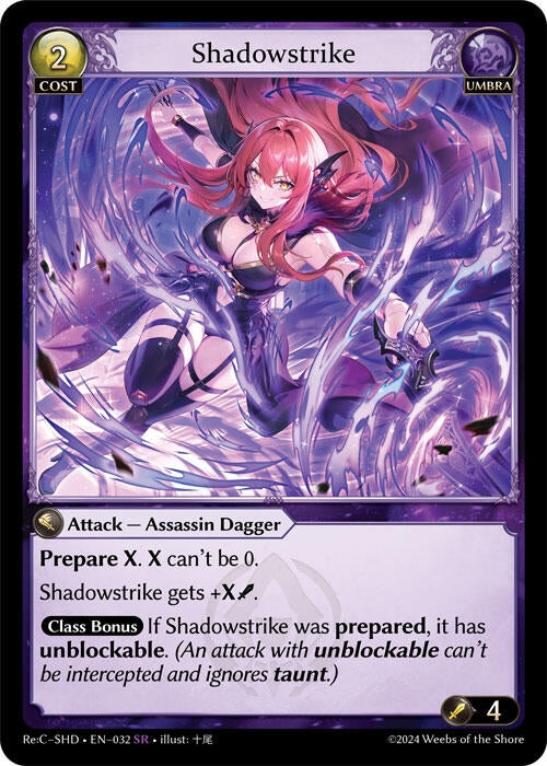 Image for Shadowstrike (032) (Tristan Re:Collection, Shadowdancer) - Grand Archive TCG