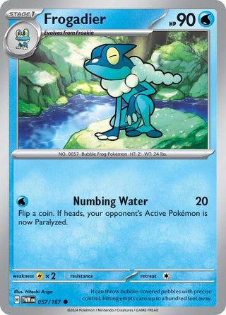Image for Frogadier (057/167) (SV06: Twilight Masquerade) - Pokemon