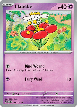 Image for Flabebe (086/167) (SV06: Twilight Masquerade) - Pokemon