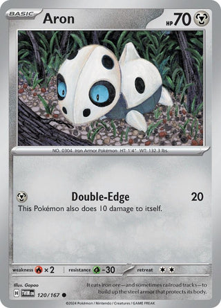 Image for Aron (120/167) (SV06: Twilight Masquerade) - Pokemon