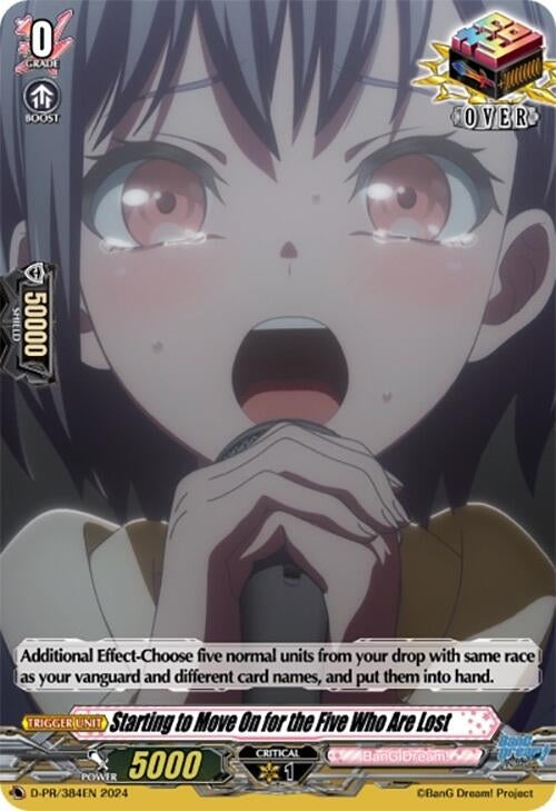 Starting to Move On for the Five Who Are Lost (384) [D-PR] - Cardfight Vanguard Single