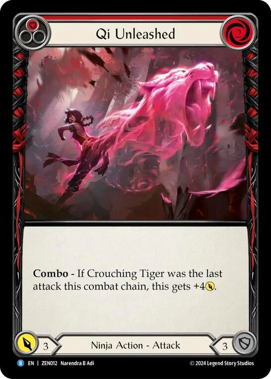 Qi Unleashed (Red) - Flesh and Blood TCG Single
