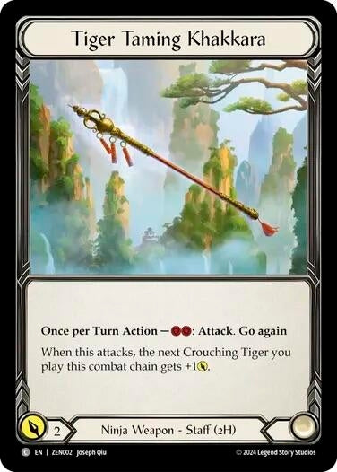 Tiger Taming Khakkara (2) - Flesh and Blood TCG Single