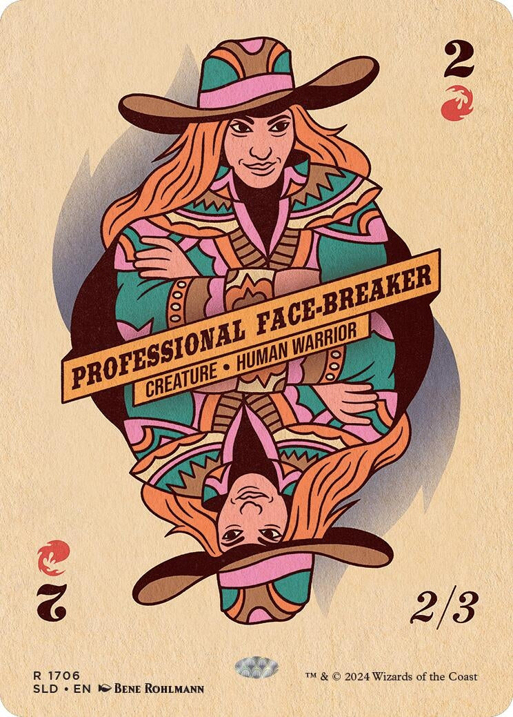 Professional Face-Breaker (1706) [SLD] - MTG Single