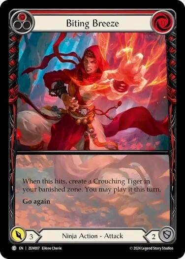 Biting Breeze (Red) (7) - Flesh and Blood TCG Single