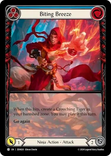 Biting Breeze (Blue) (20) - Flesh and Blood TCG Single