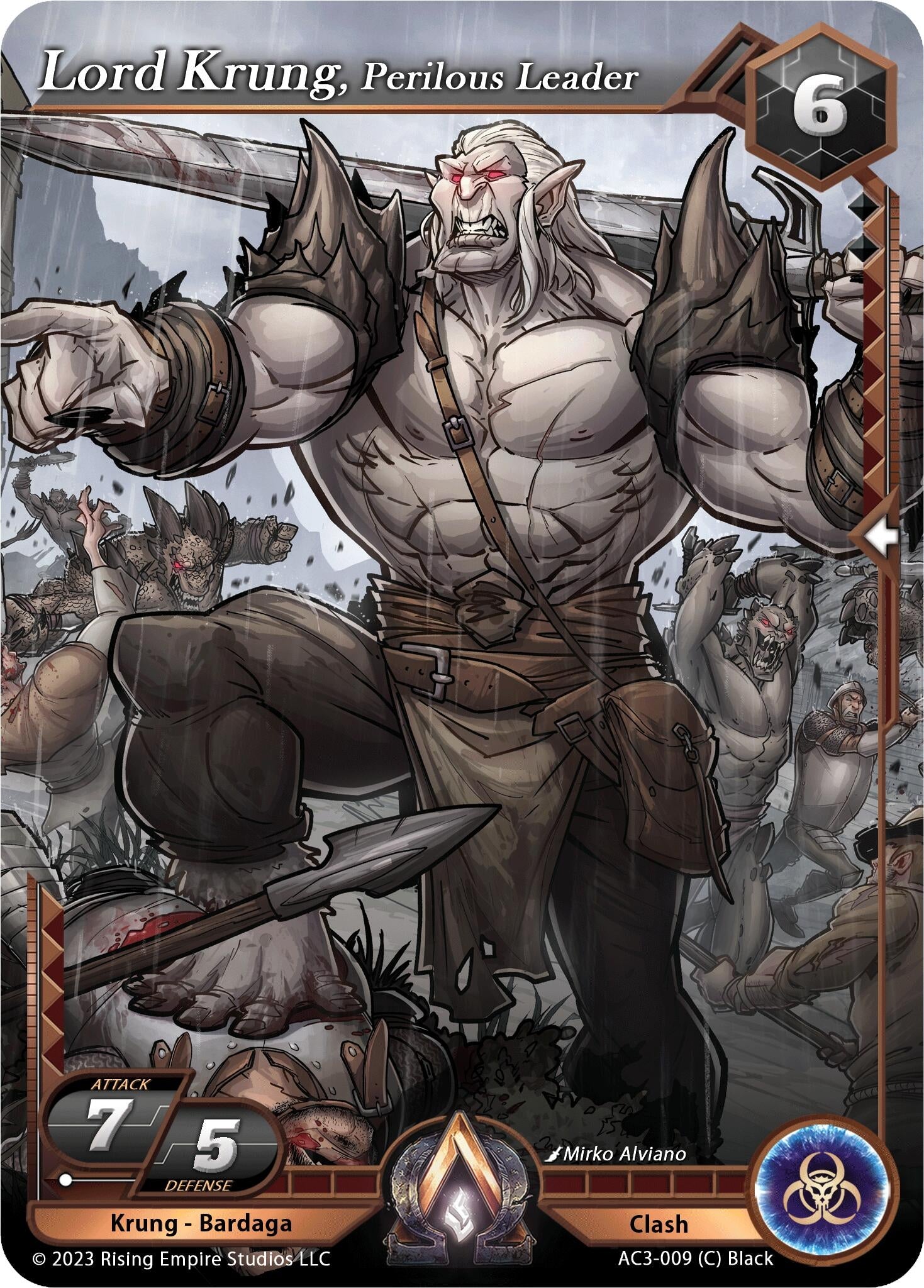 Lord Krung Perilous Leader (3009) [AC3] - Alpha Clash Single