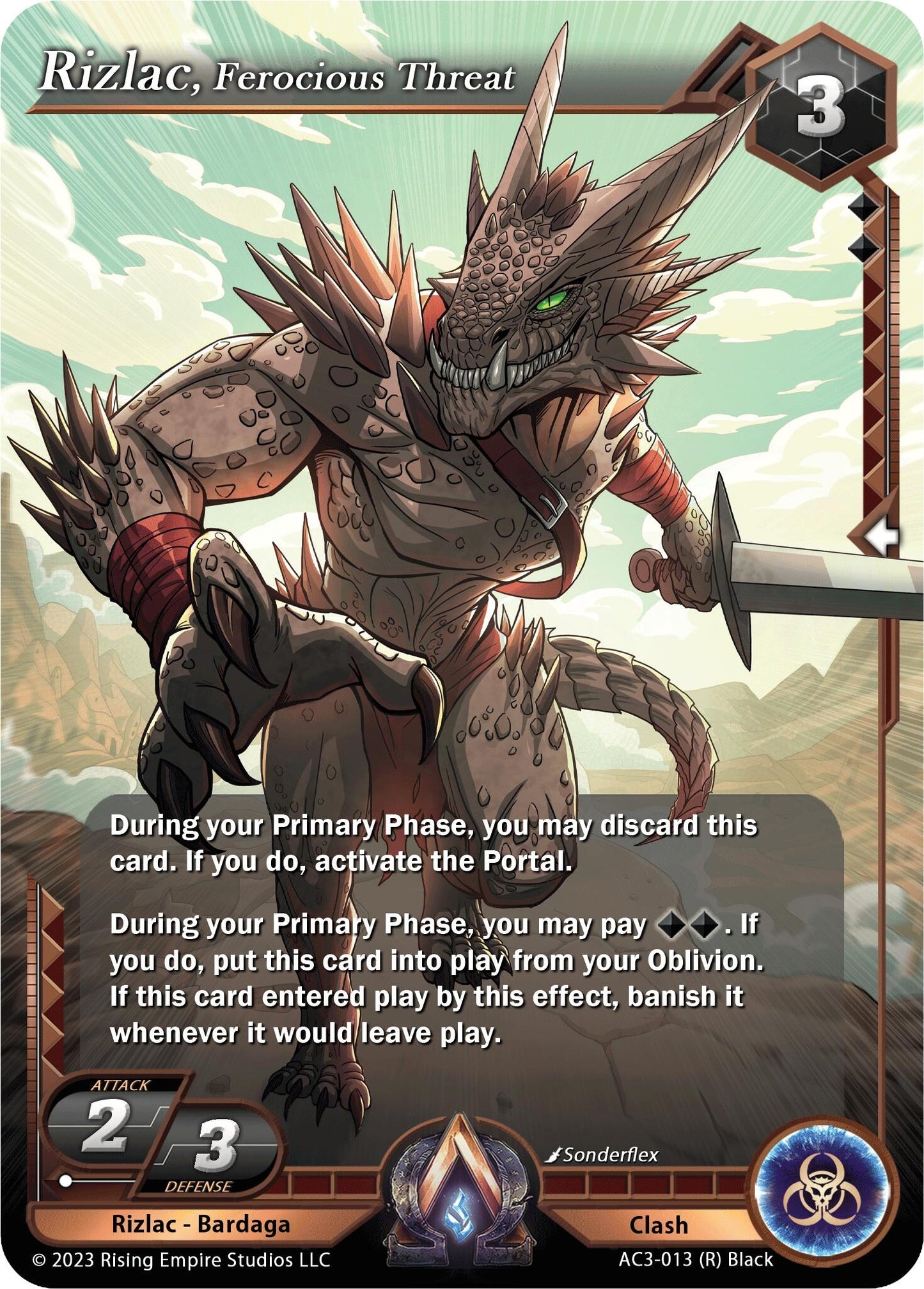 Rizlac Ferocious Threat (3013) [AC3] - Alpha Clash Single