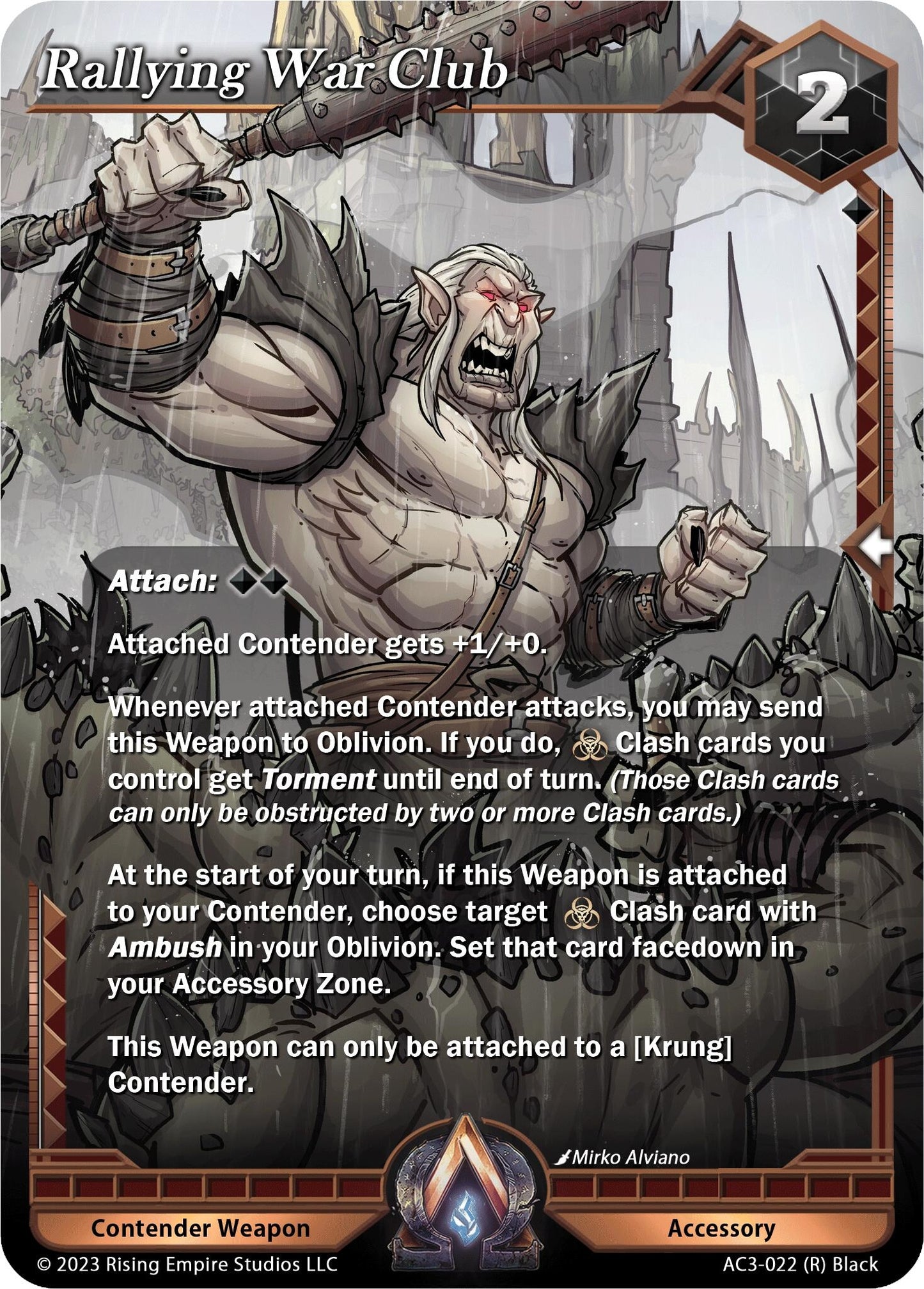 Rallying War Club (3022) [AC3] - Alpha Clash Single