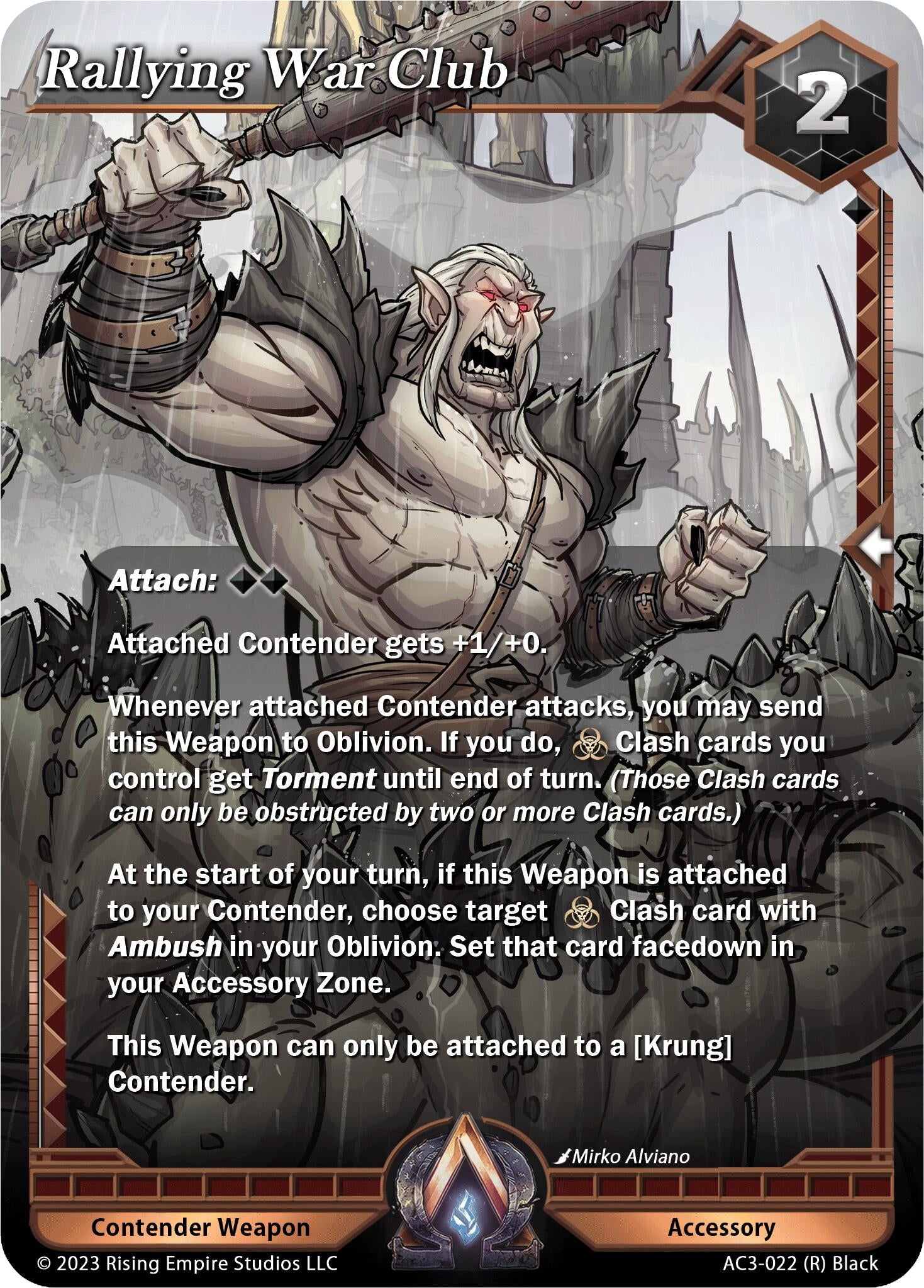 Rallying War Club (3022) [AC3] - Alpha Clash Single