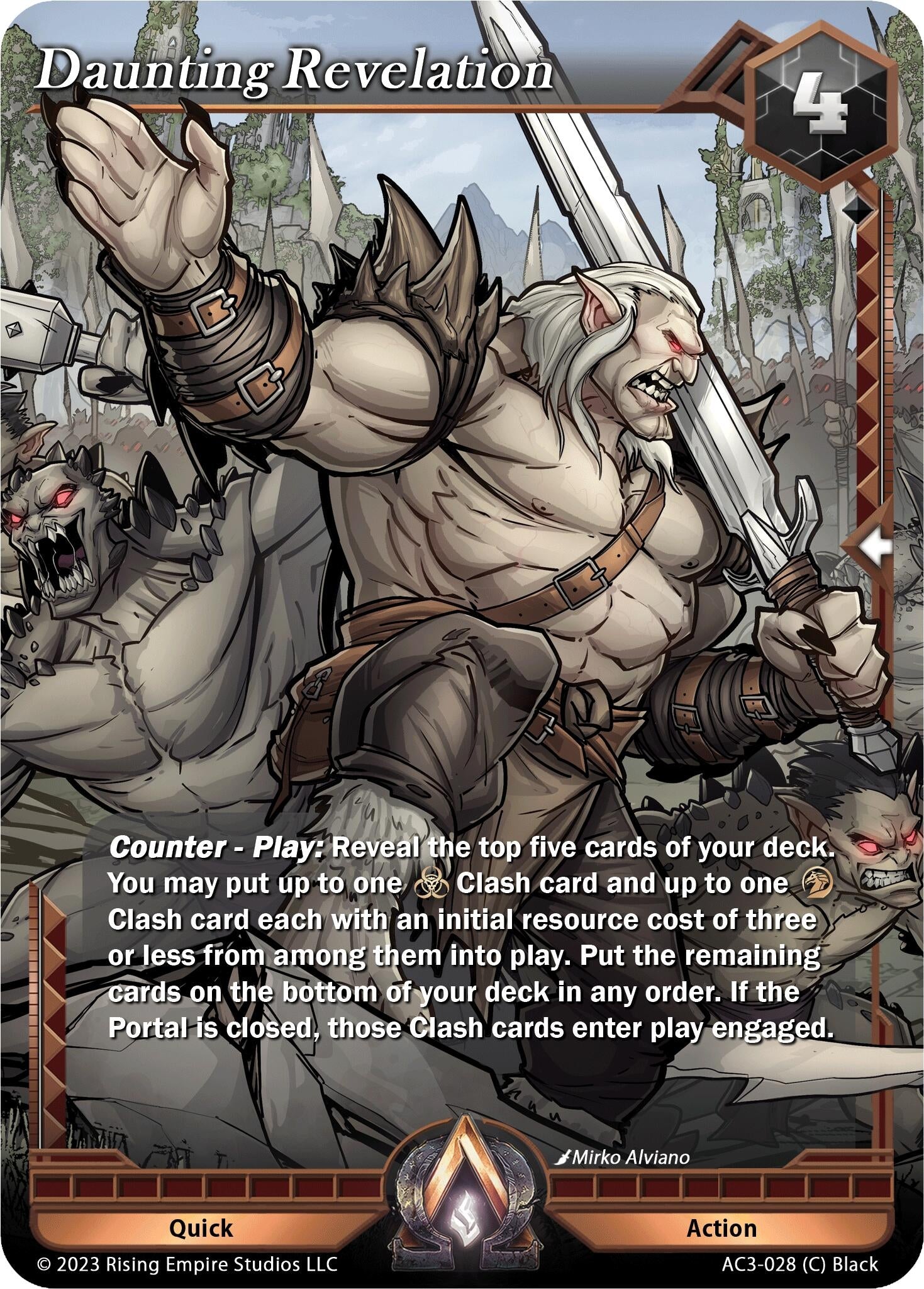Daunting Revelation (3028) [AC3] - Alpha Clash Single