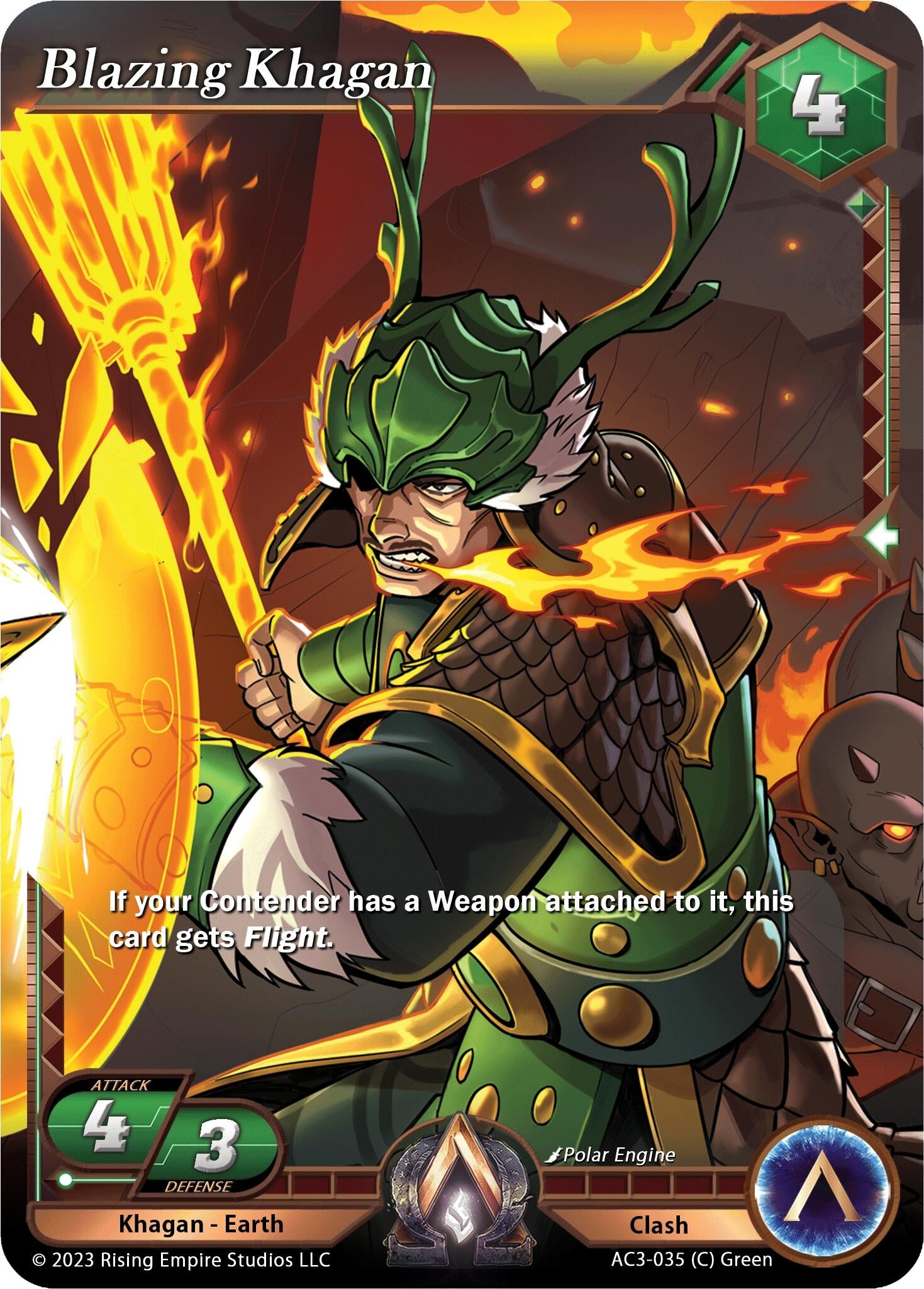 Blazing Khagan (3035) [AC3] - Alpha Clash Single