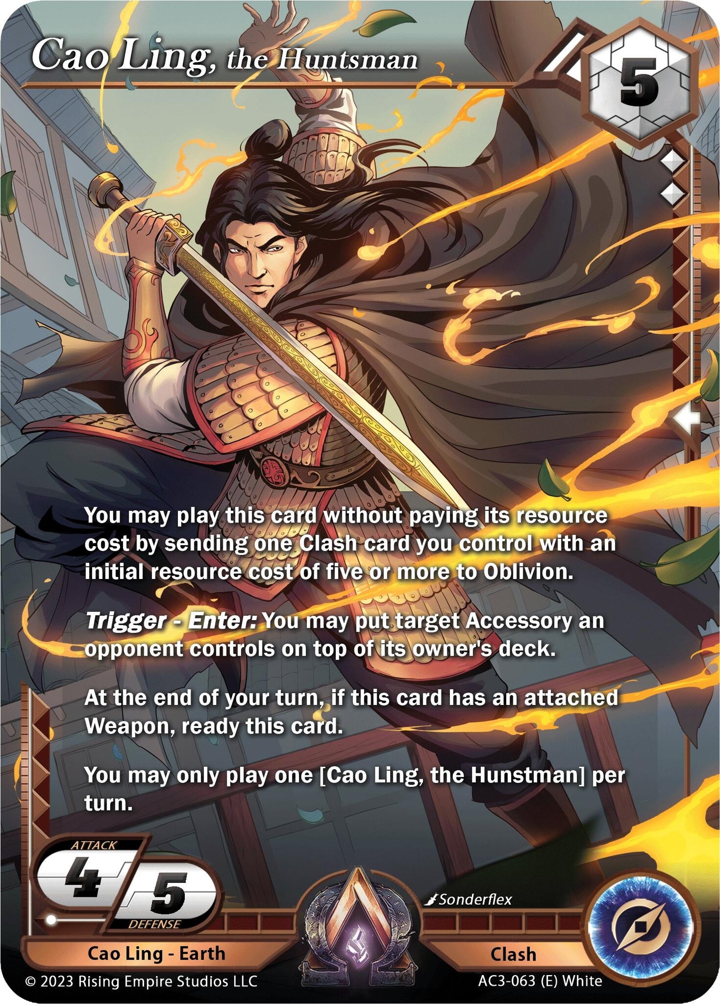 Cao Ling the Huntsman (3063) [AC3] - Alpha Clash Single