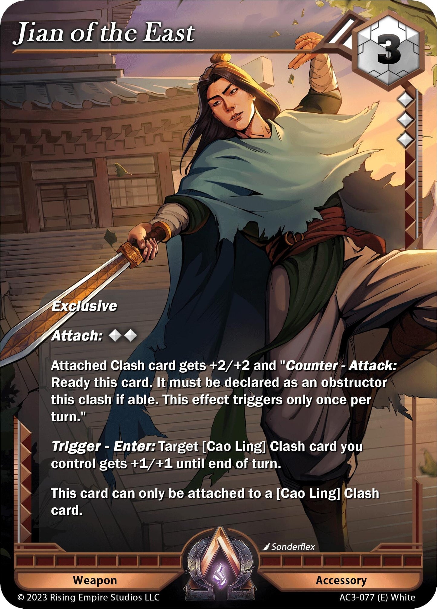 Jian of the East (3077) [AC3] - Alpha Clash Single