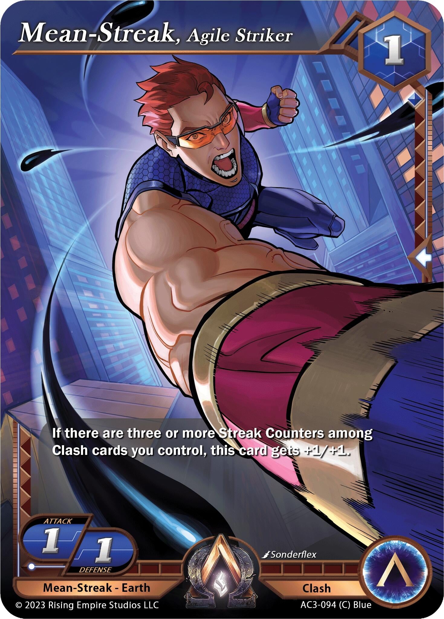 Mean-Streak Agile Striker (3094) [AC3] - Alpha Clash Single