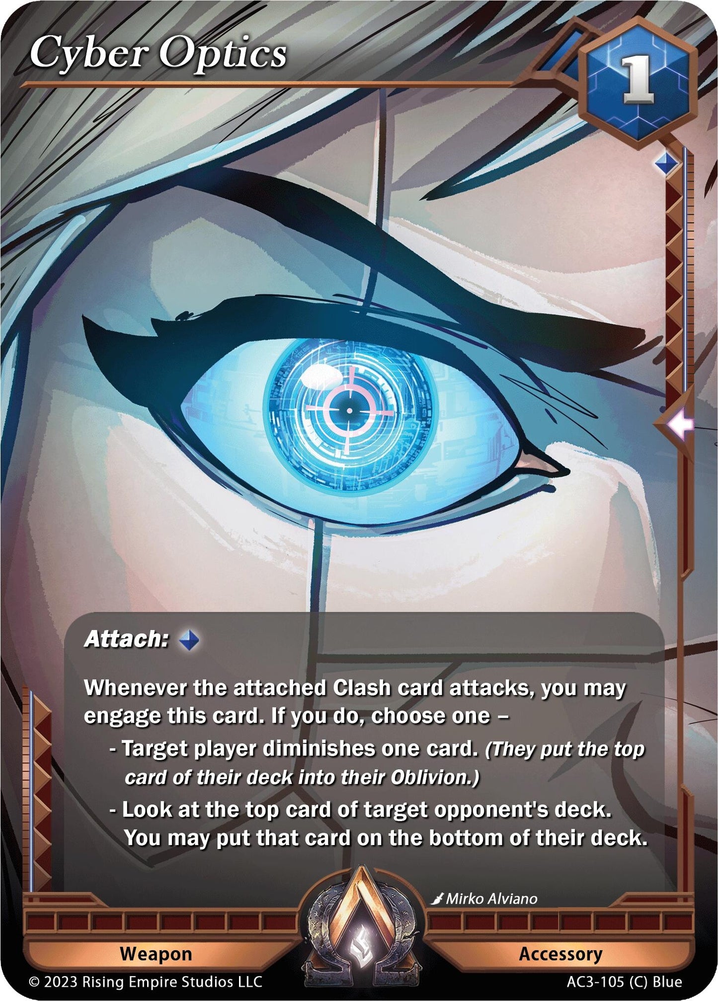 Cyber Optics (3105) [AC3] - Alpha Clash Single