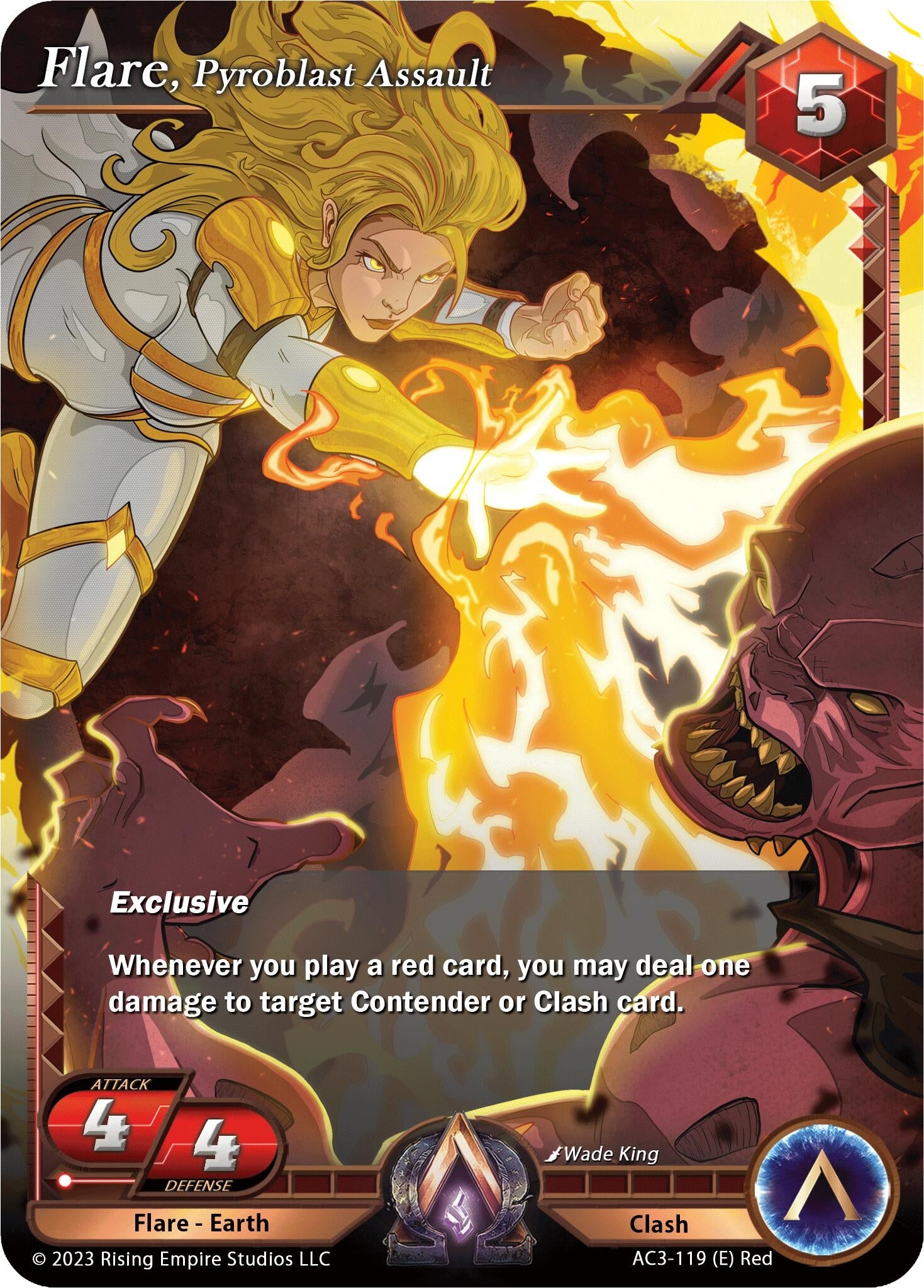 Flare Pyroblast Assault (3119) [AC3] - Alpha Clash Single