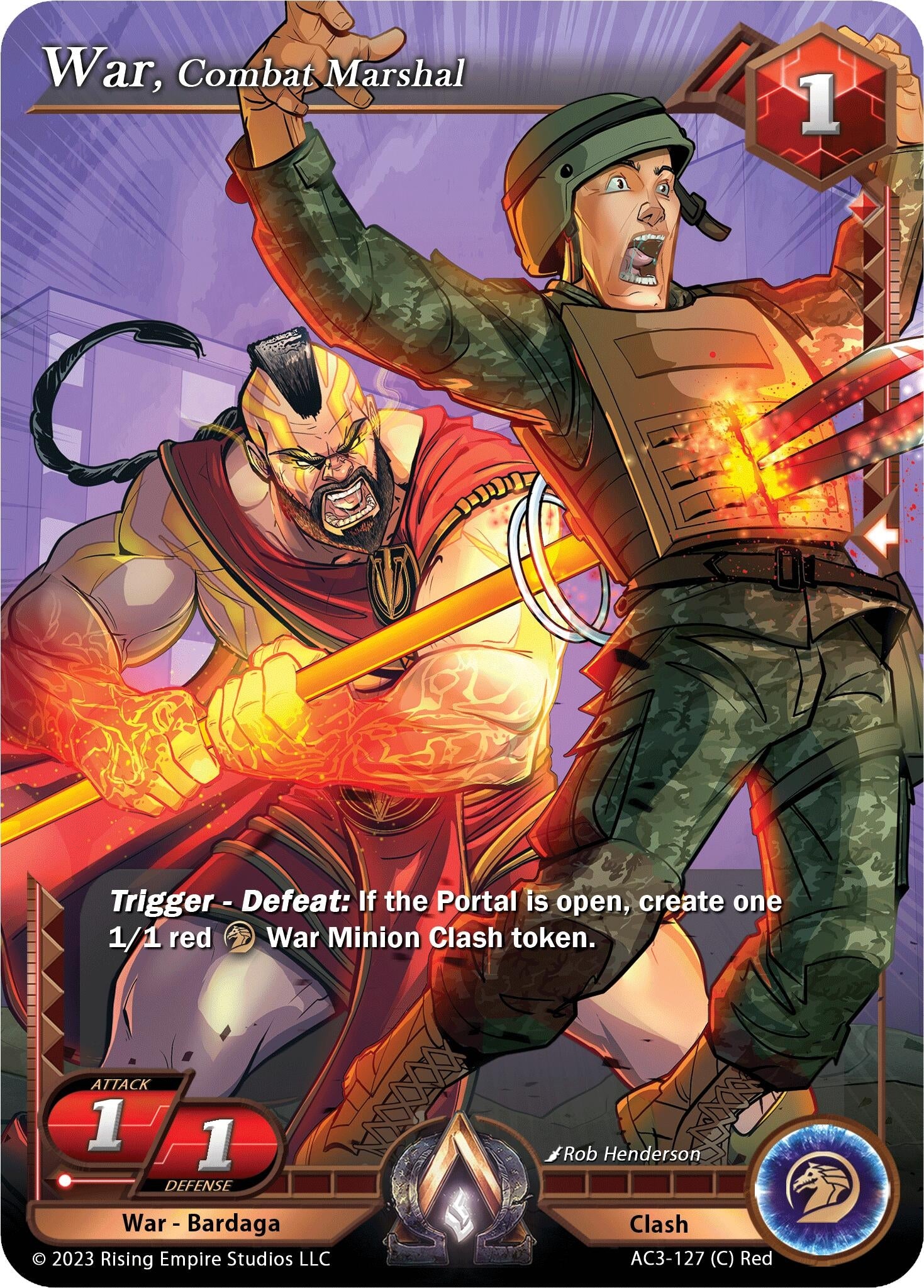 War Combat Marshal (3127) [AC3] - Alpha Clash Single