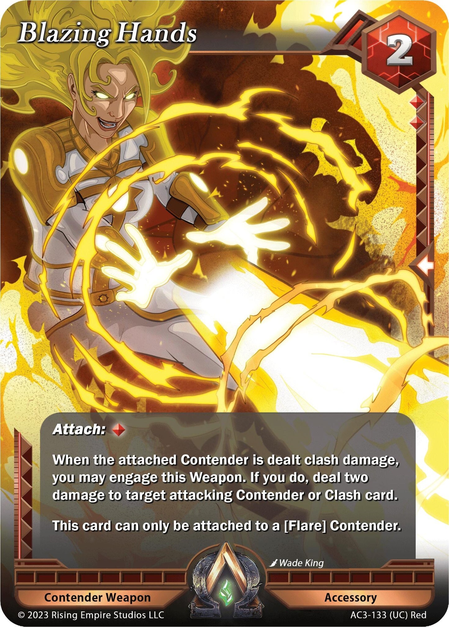 Blazing Hands (3133) [AC3] - Alpha Clash Single