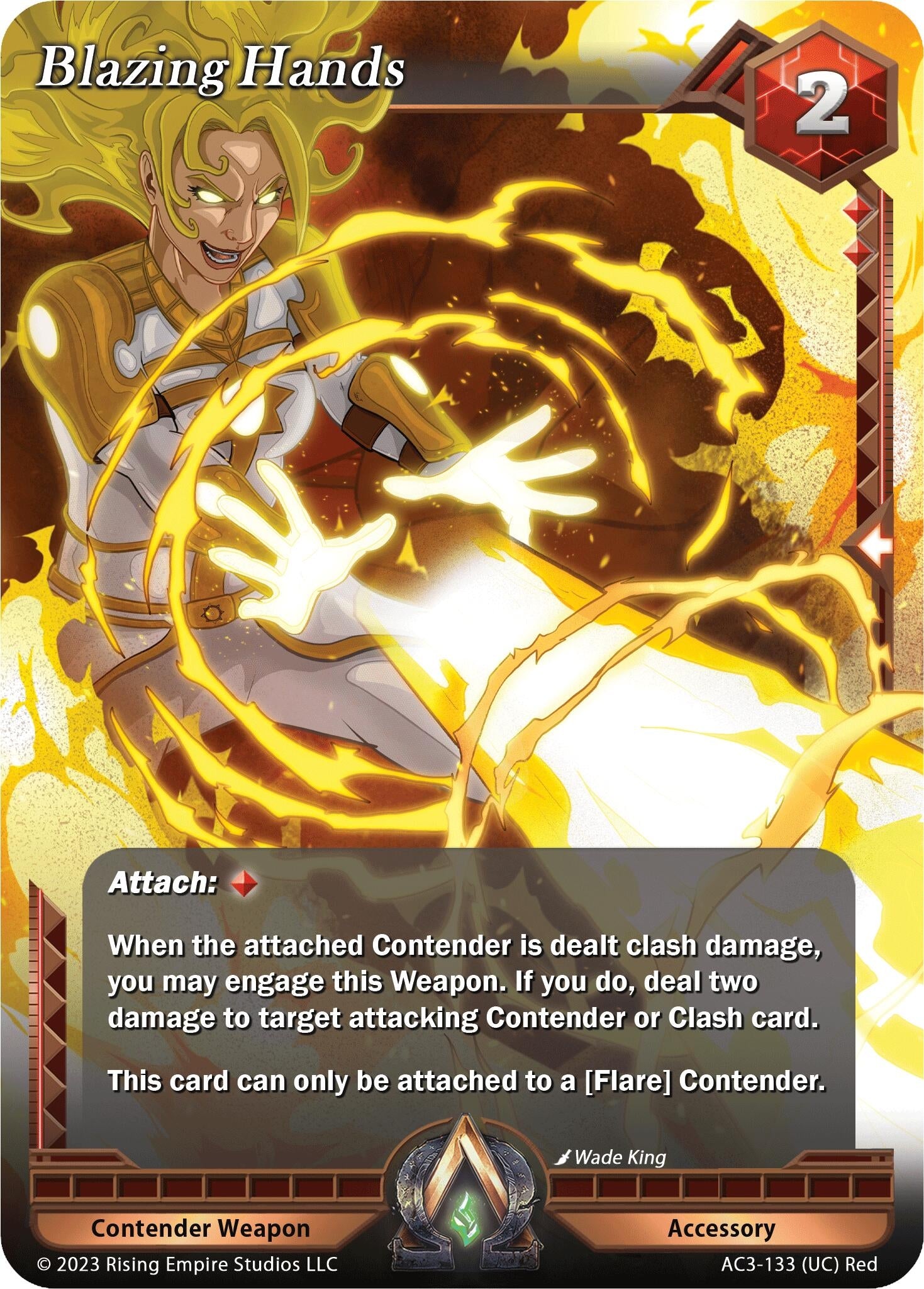 Blazing Hands (3133) [AC3] - Alpha Clash Single
