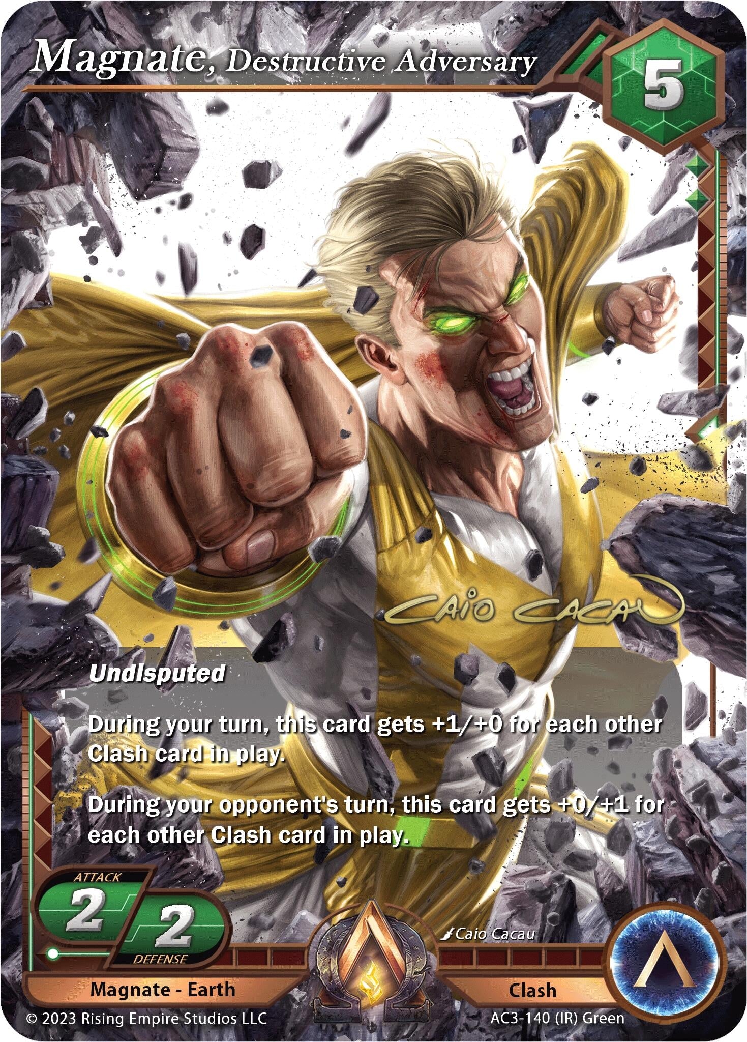Magnate Destructive Adversary (Iconic Rare) (3140) [AC3] - Alpha Clash Single