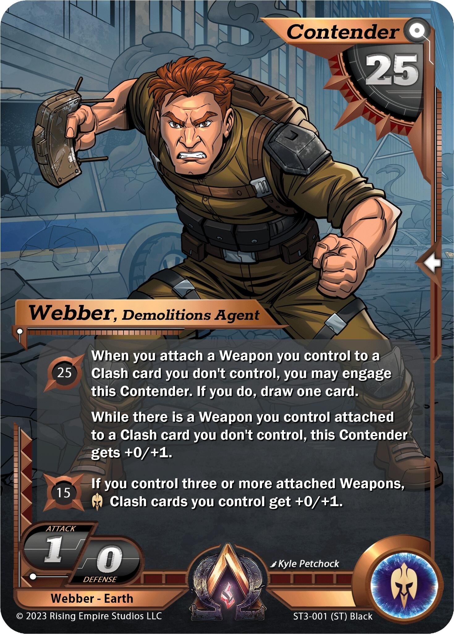 Webber Demolitions Agent (3001) [AC3] - Alpha Clash Single