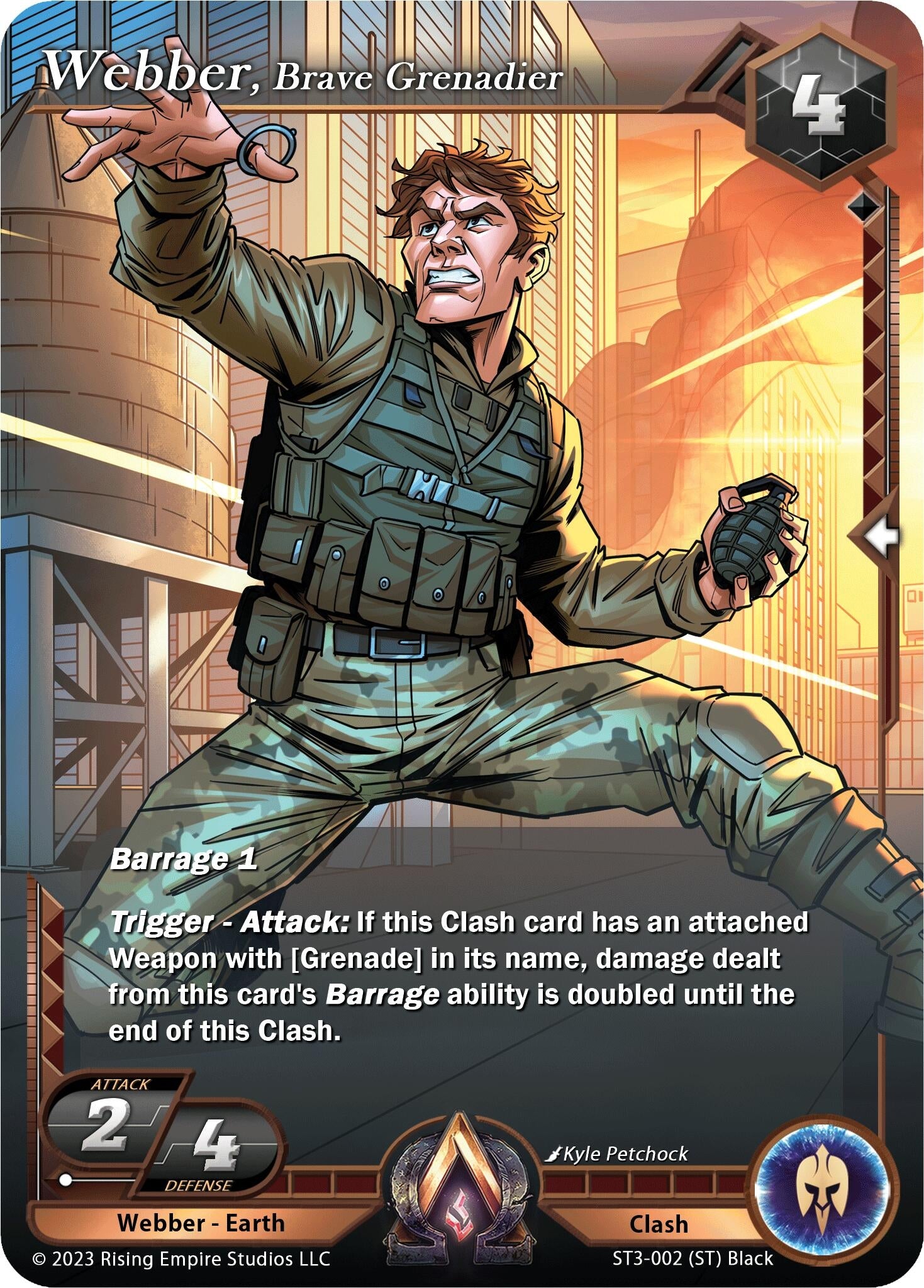 Webber Brave Grenadier (3002) [AC3] - Alpha Clash Single