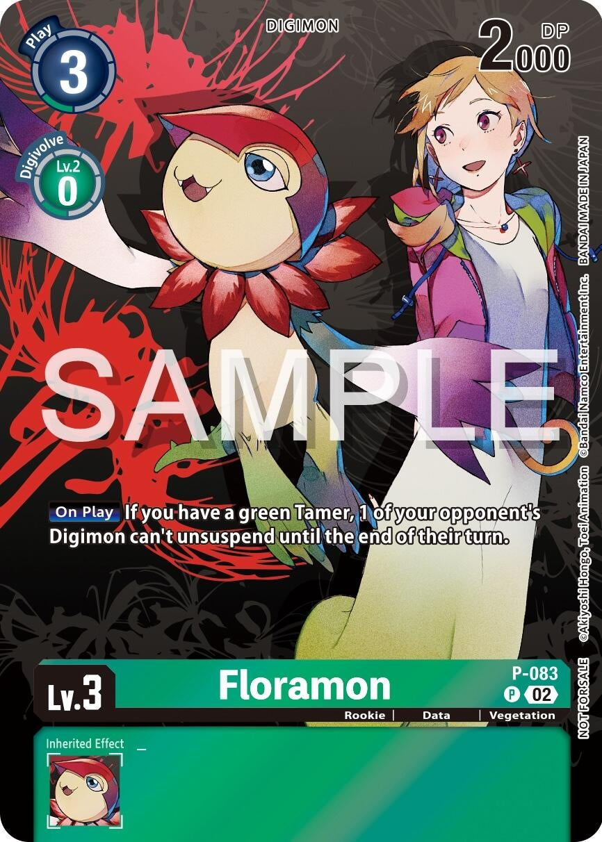 Floramon - P-083 (Official Tournament Pack Vol.13) (83) [D-PR] - Digimon Card Game Single