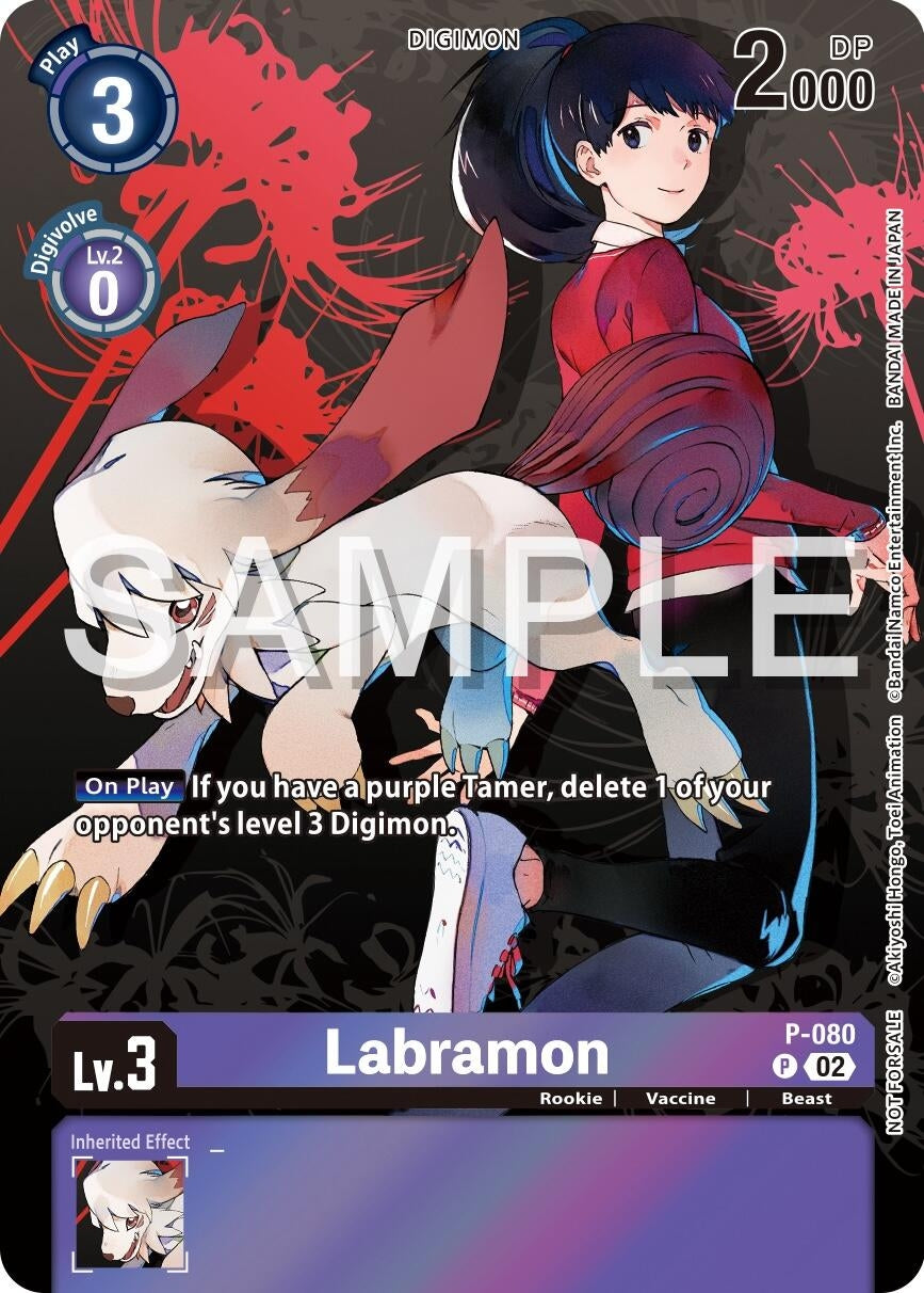 Labramon - P-080 (Official Tournament Pack Vol.13) (80) [D-PR] - Digimon Card Game Single