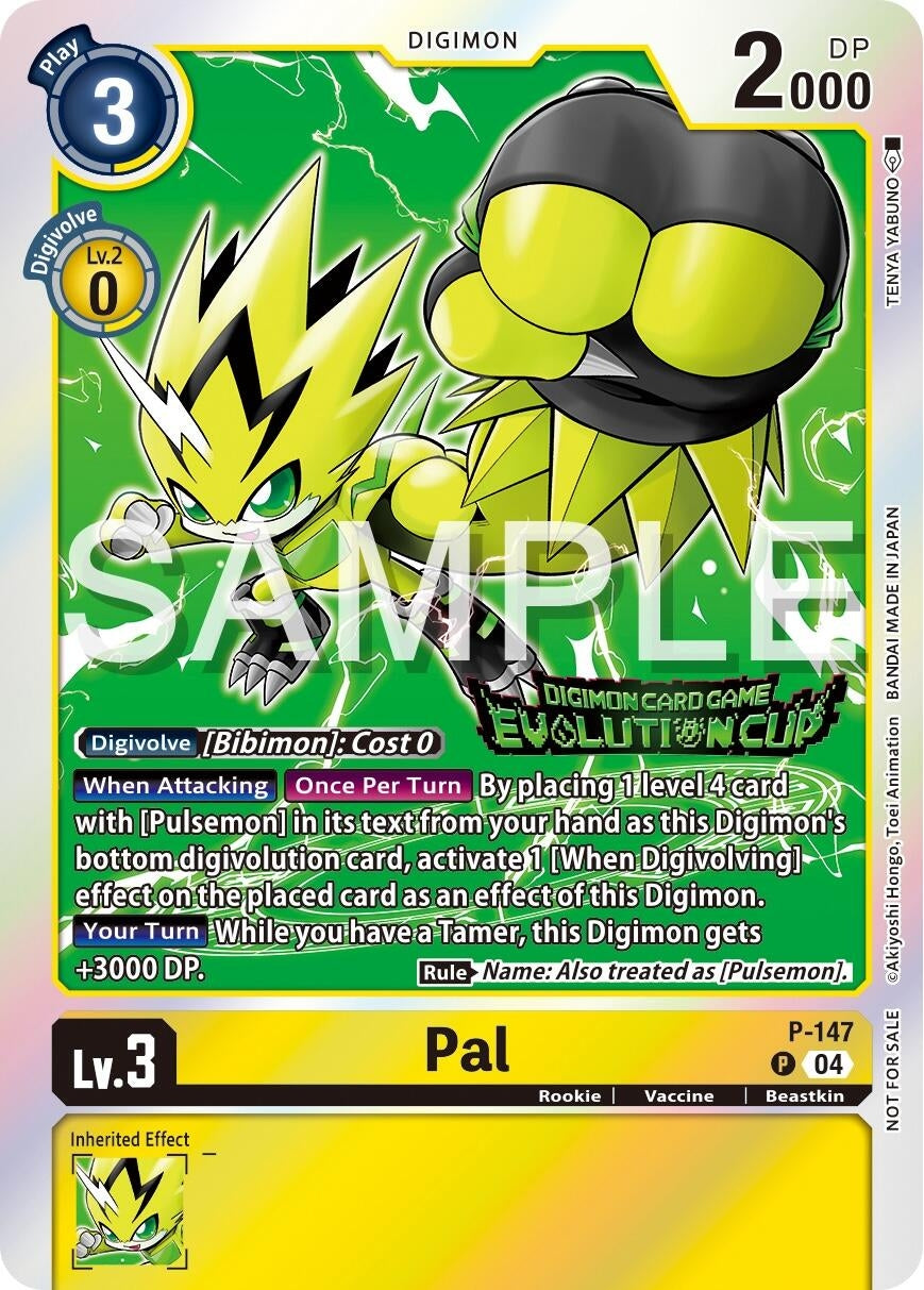 Pal - P-147 (2024 Evolution Cup) (147) [D-PR] - Digimon Card Game Single