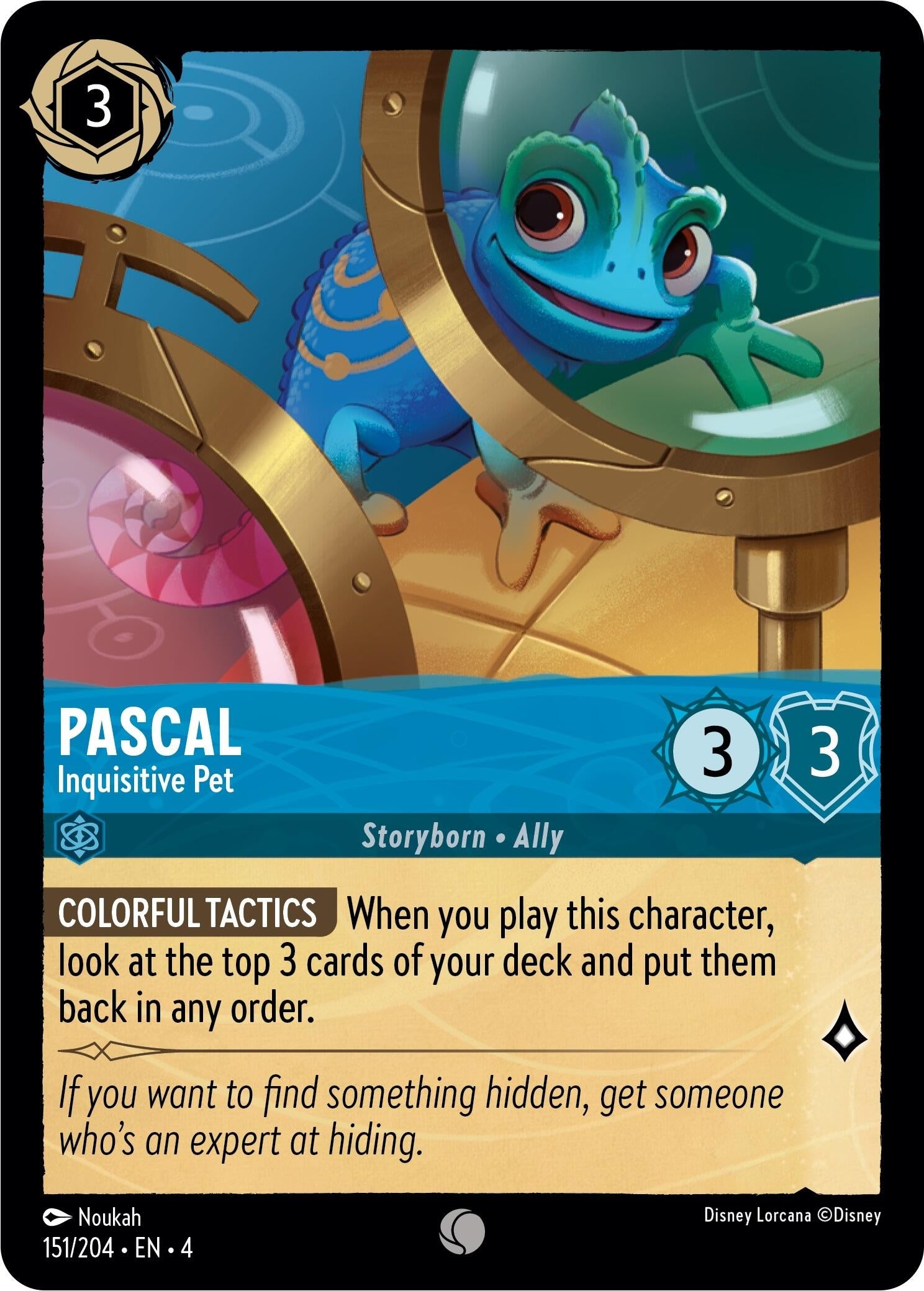 Pascal - Inquisitive Pet (151) (4) - Disney Lorcana Single