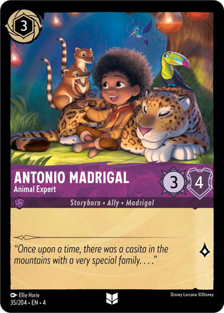 Antonio Madrigal - Animal Expert (35) (4) - Disney Lorcana Single