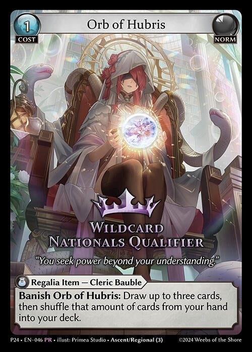 Image for Orb of Hubris (046) (Promotional Cards) - Grand Archive TCG