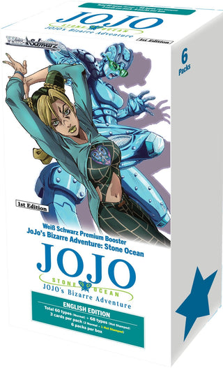 JoJo’s Bizarre Adventure: Stone Ocean Premium Booster Box [JJ] - Weiss Schwarz Sealed