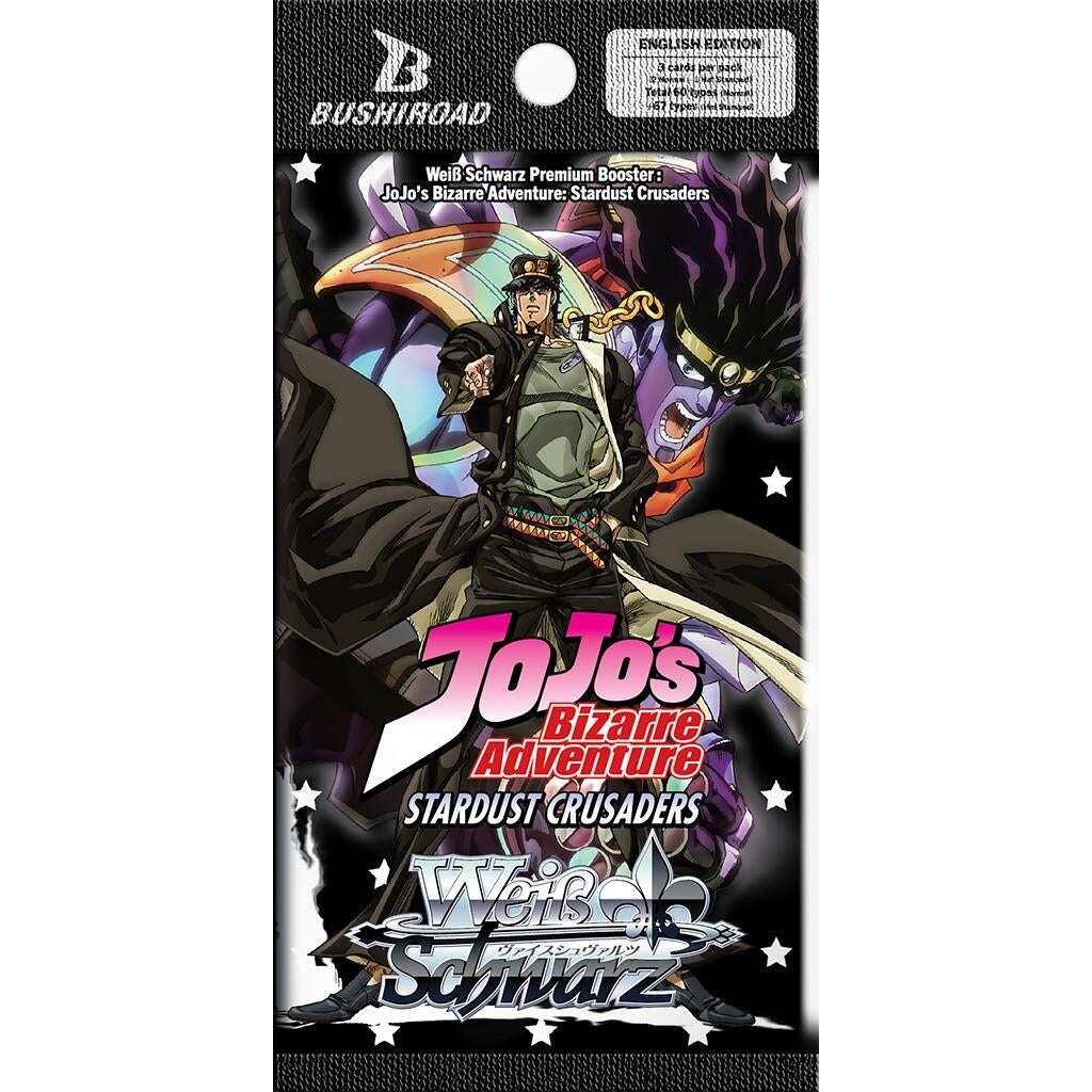 JoJo’s Bizarre Adventure: Stardust Crusaders Premium Booster Pack [JJ] - Weiss Schwarz Sealed