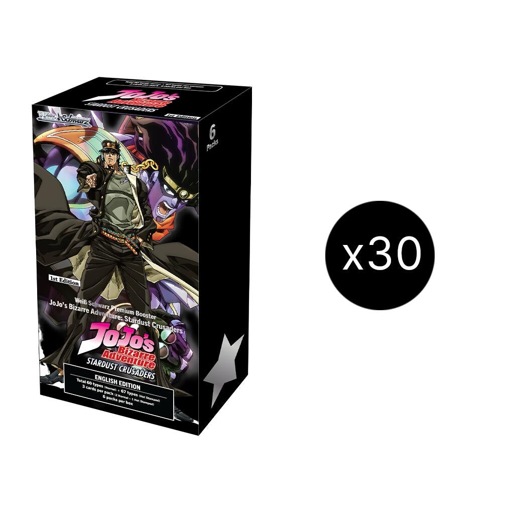 JoJo’s Bizarre Adventure: Stardust Crusaders Premium Booster Box Case [JJ] - Weiss Schwarz Sealed