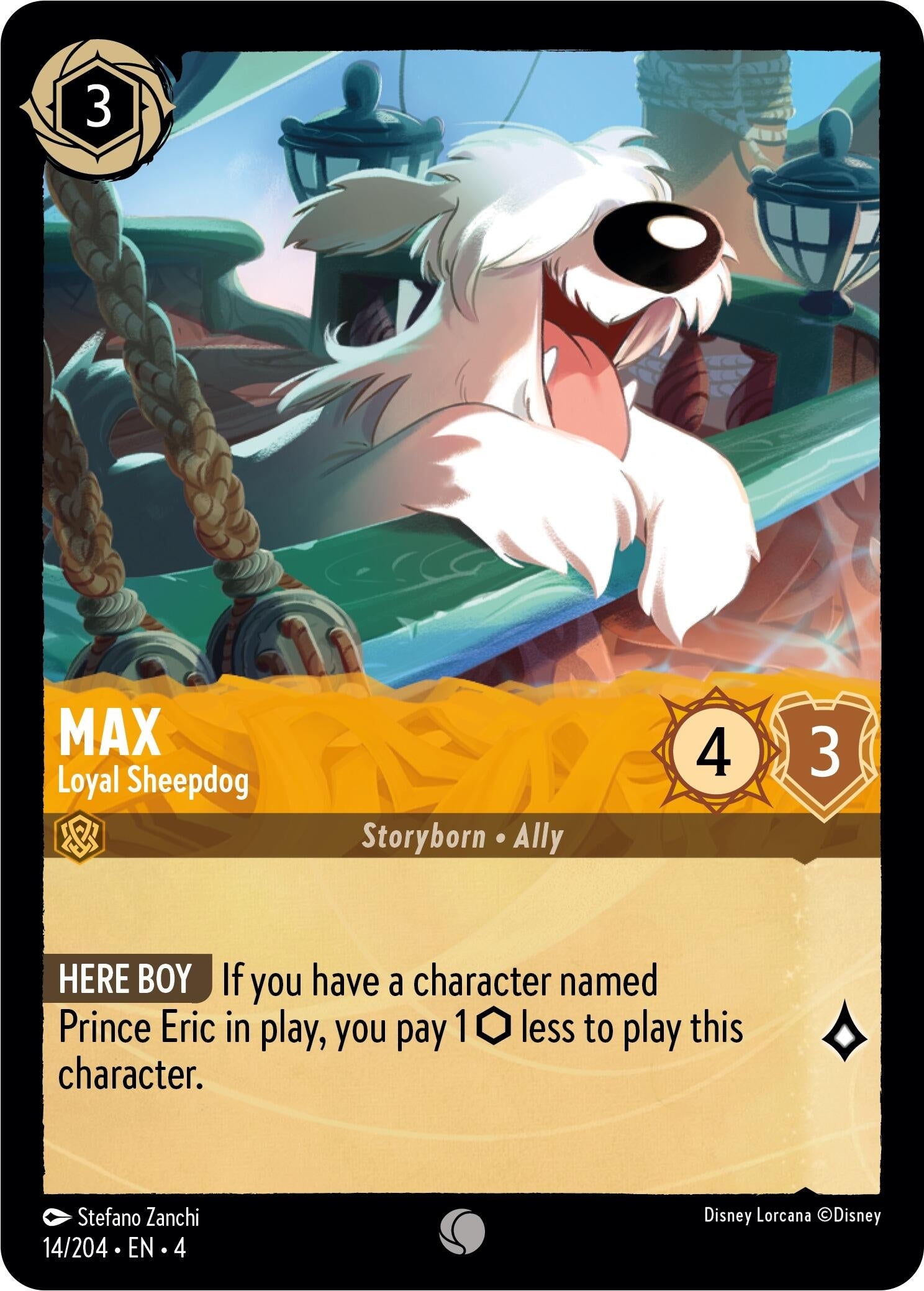 Max - Loyal Sheepdog (14) (4) - Disney Lorcana Single