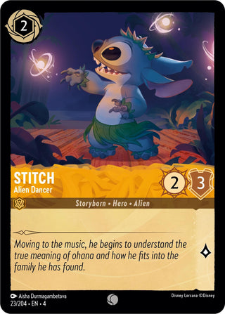 Stitch - Alien Dancer (23) (4) - Disney Lorcana Single