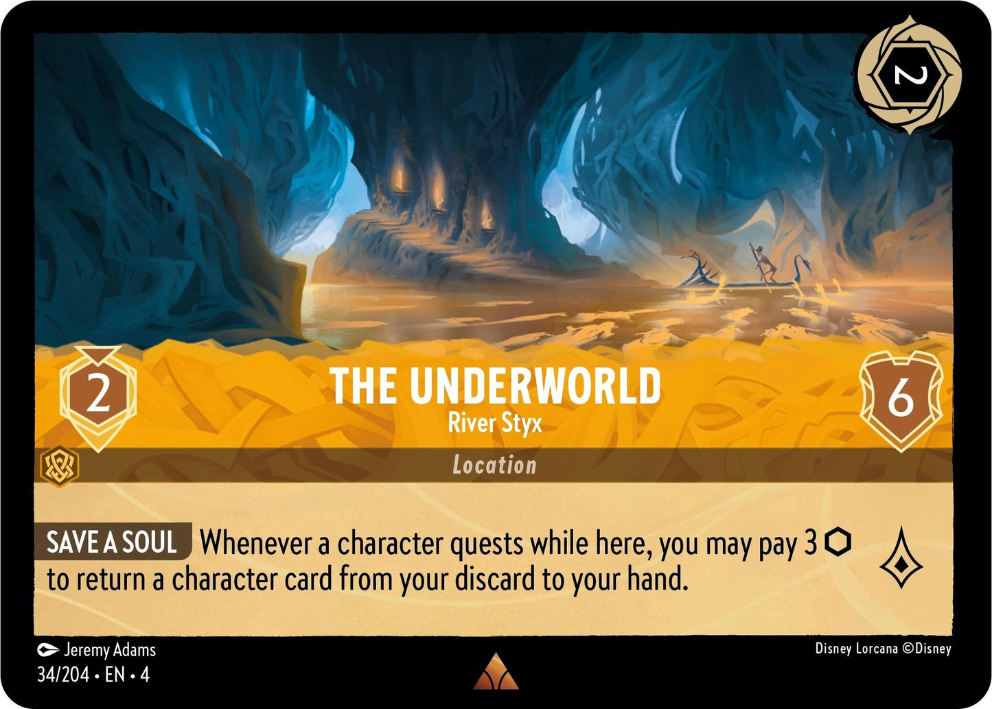 The Underworld - River Styx (34) (4) - Disney Lorcana Single