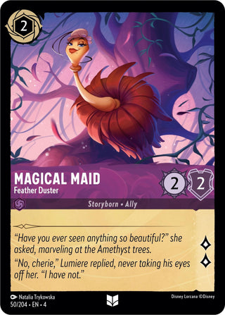 Magical Maid - Feather Duster (50) (4) - Disney Lorcana Single
